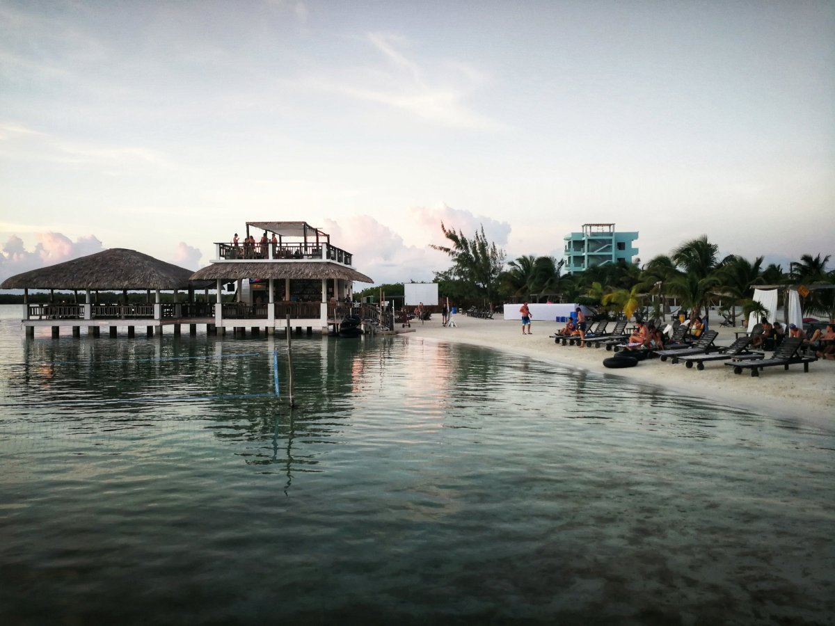 White sand beaches on Caye Caulker in Belize and snorkeling on the coral&nbsp;reefs