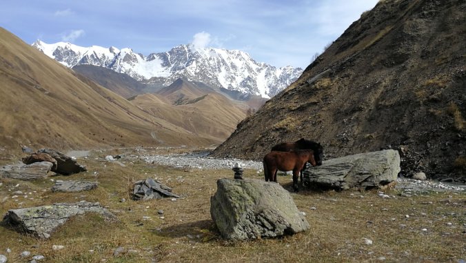 Georgia, Europe: Ushguli and the Shkhara&nbsp;glacier
