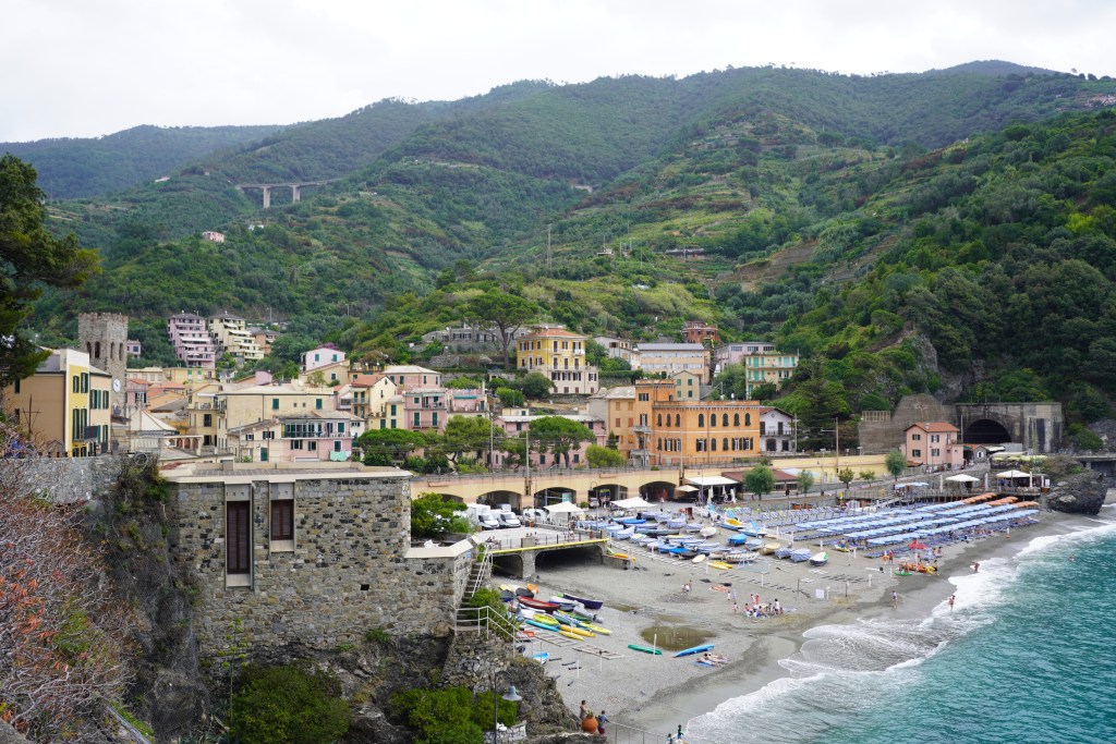 The old part of Monterosso, Cinque Terre in Italy