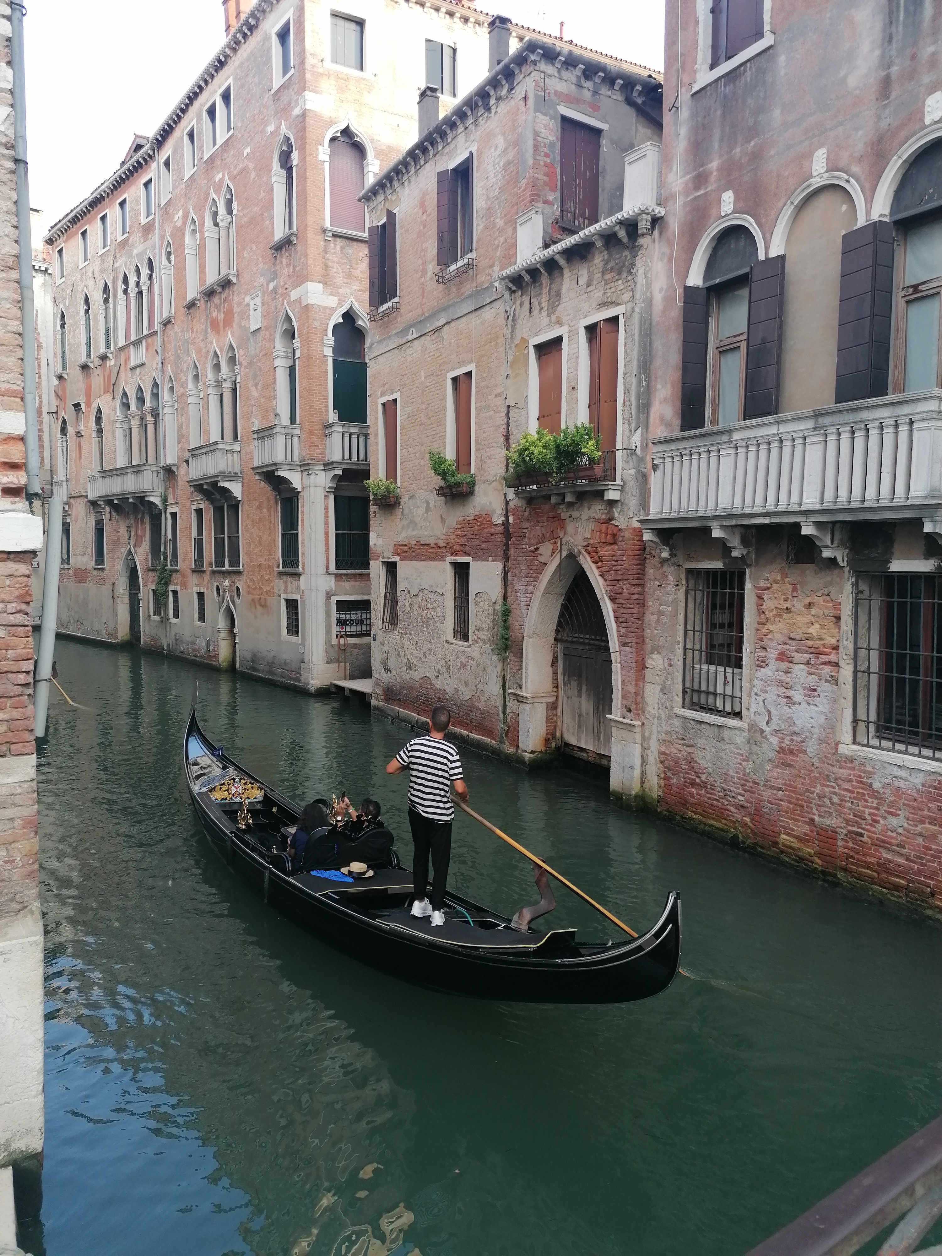 Gondola ride in Venicez, Italy