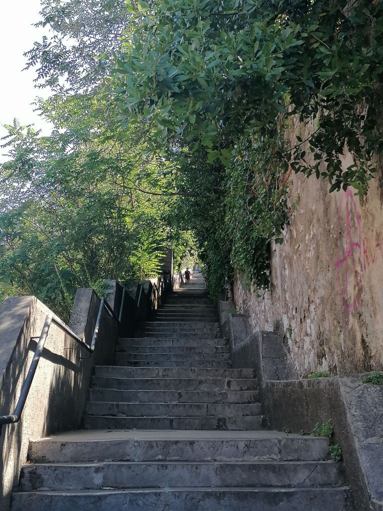 Walk the historical Petar Kružić Stairway in Rijeka, Croatia