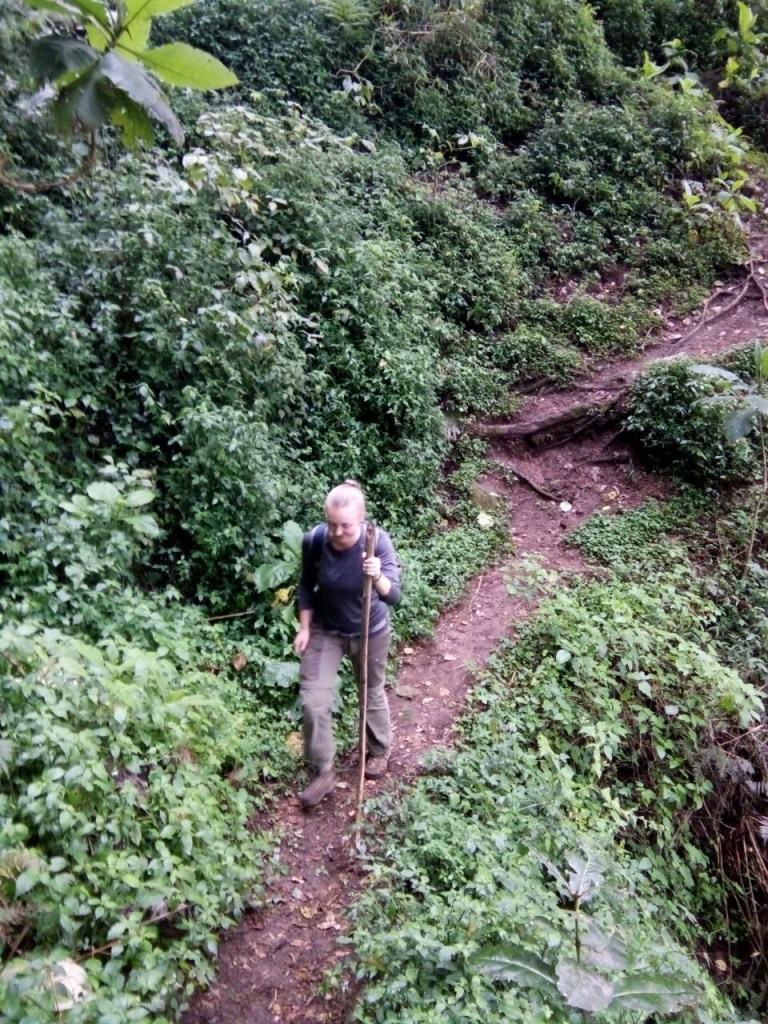 Me on a hike home from fieldwork in the Taita Hills, Kenya