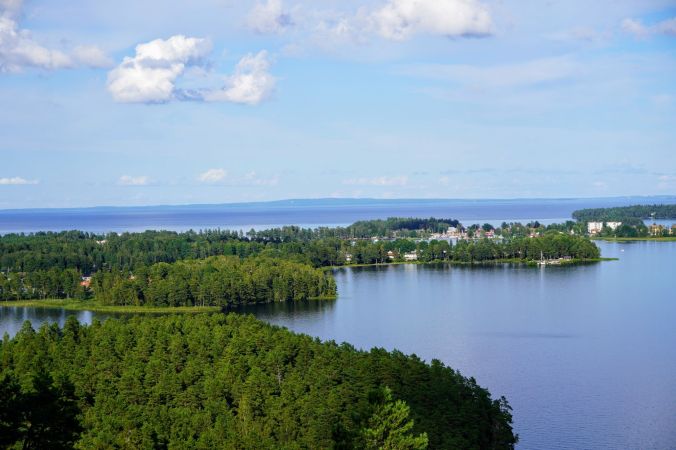 View from Klinten of Norra Skogen