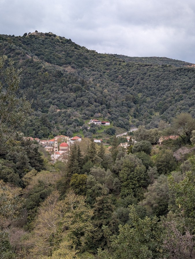 Meskla, mountain village of western Crete
