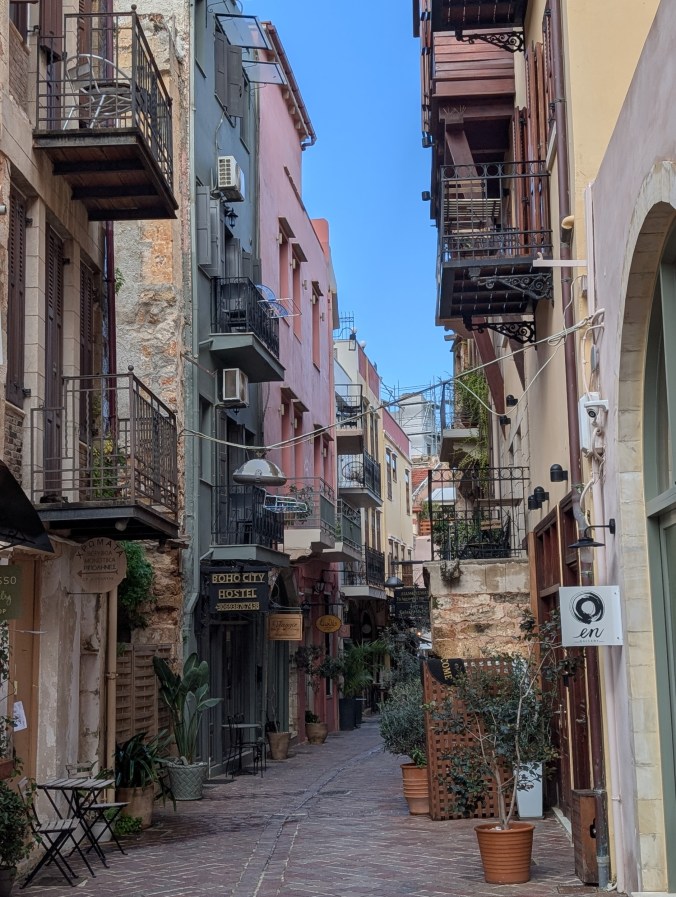Chania Old town on a March morning